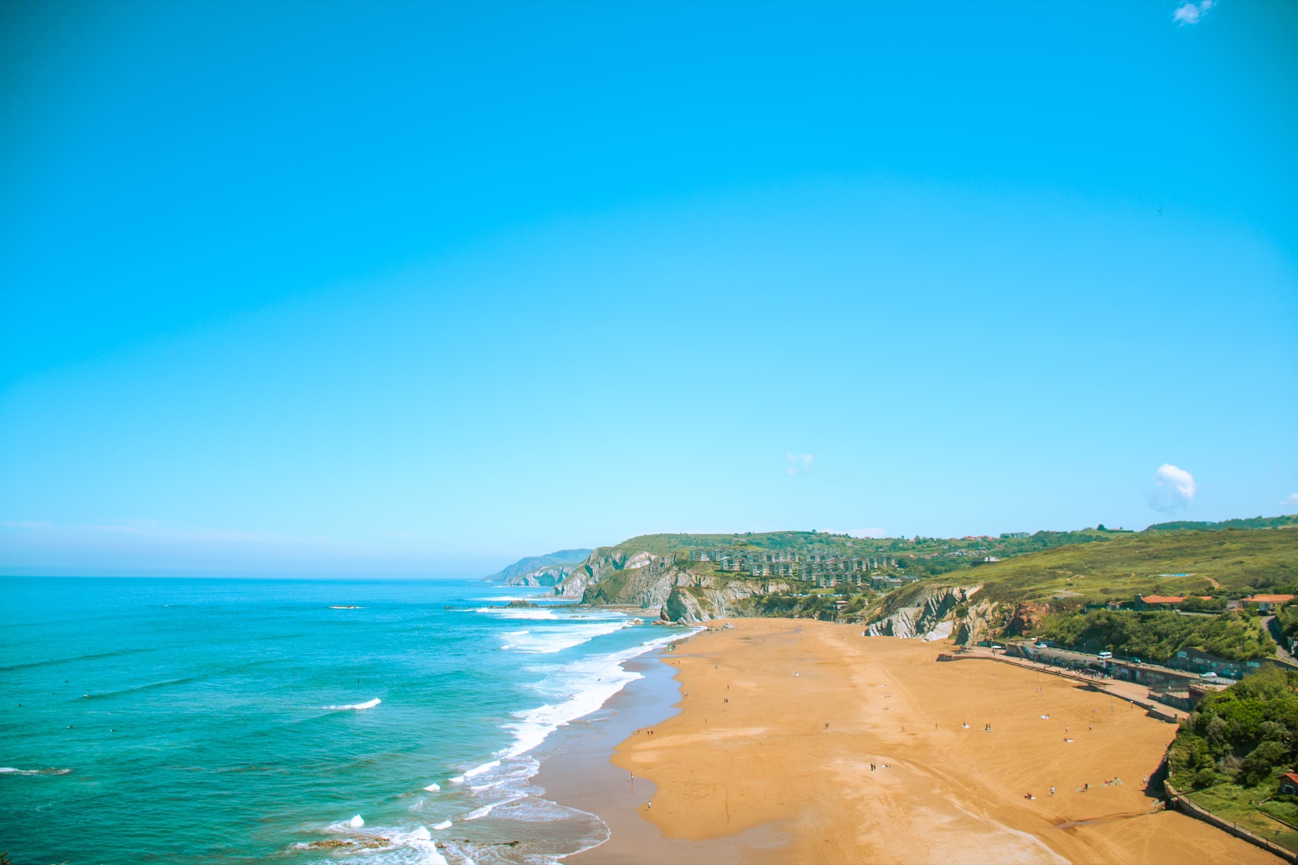 Playa de Sopelana, costa de Bizkaia